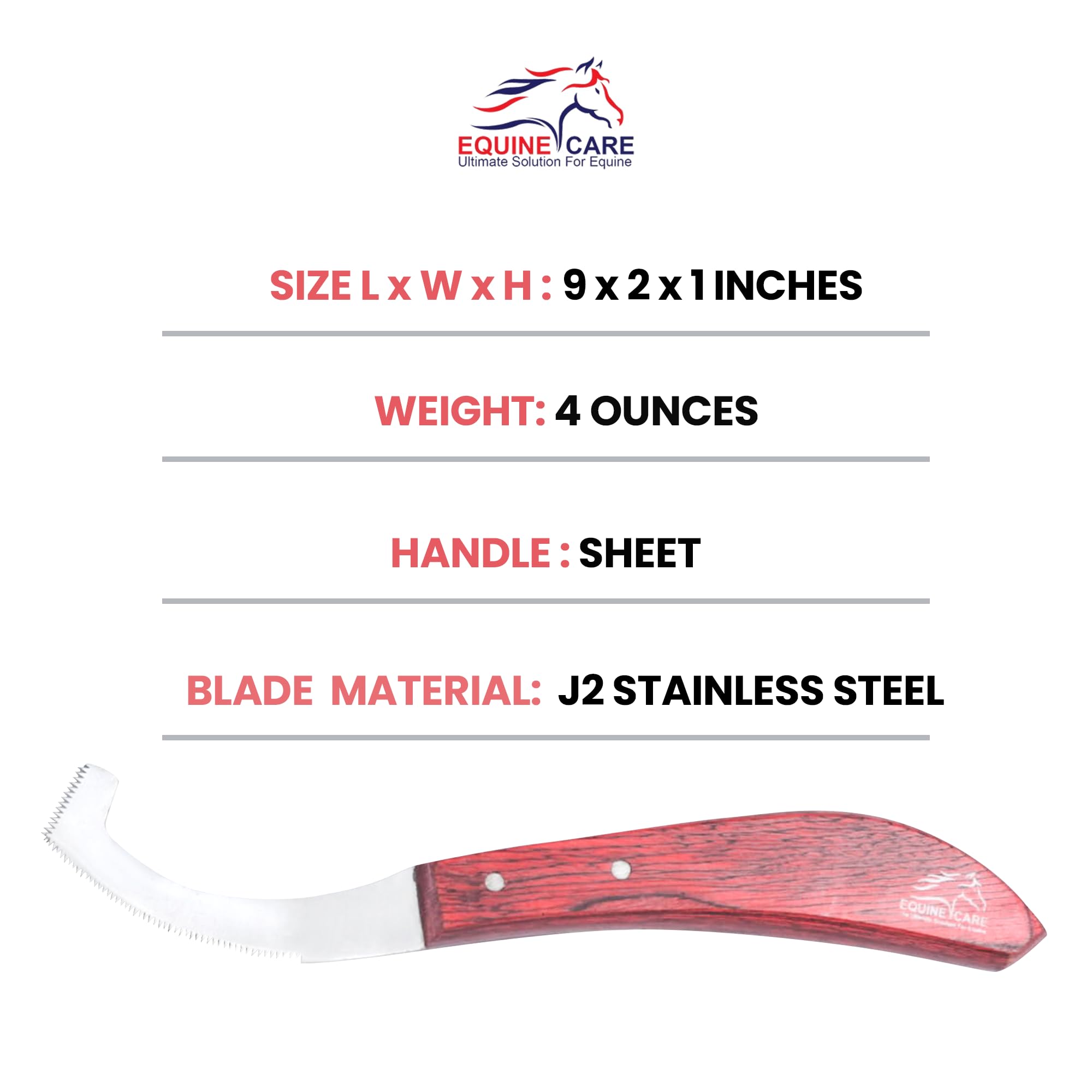 Equine Care bot knife portable-travel-kit ready for barn visits and events.