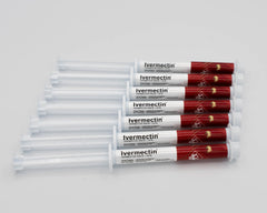 Equine Prime ivermectin label detail — clear concentration information for horses and sheep.