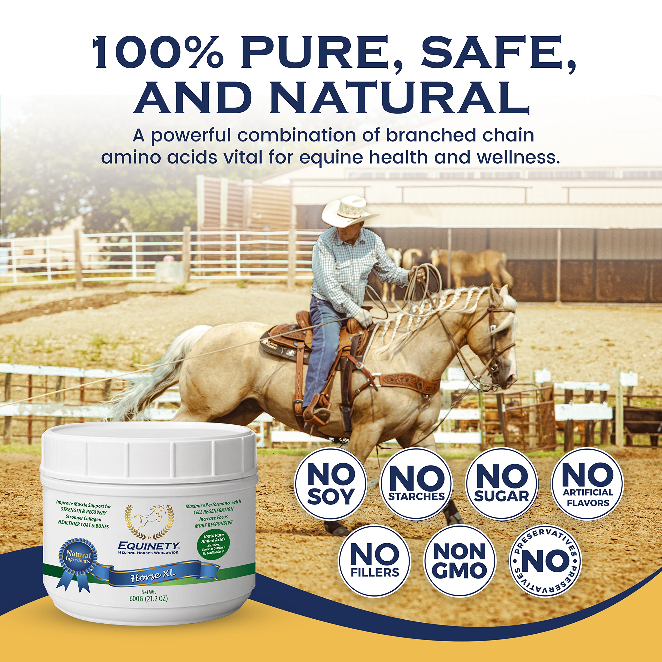 Equinety Horse XL hoof-support illustration suggests hoof health and mobility