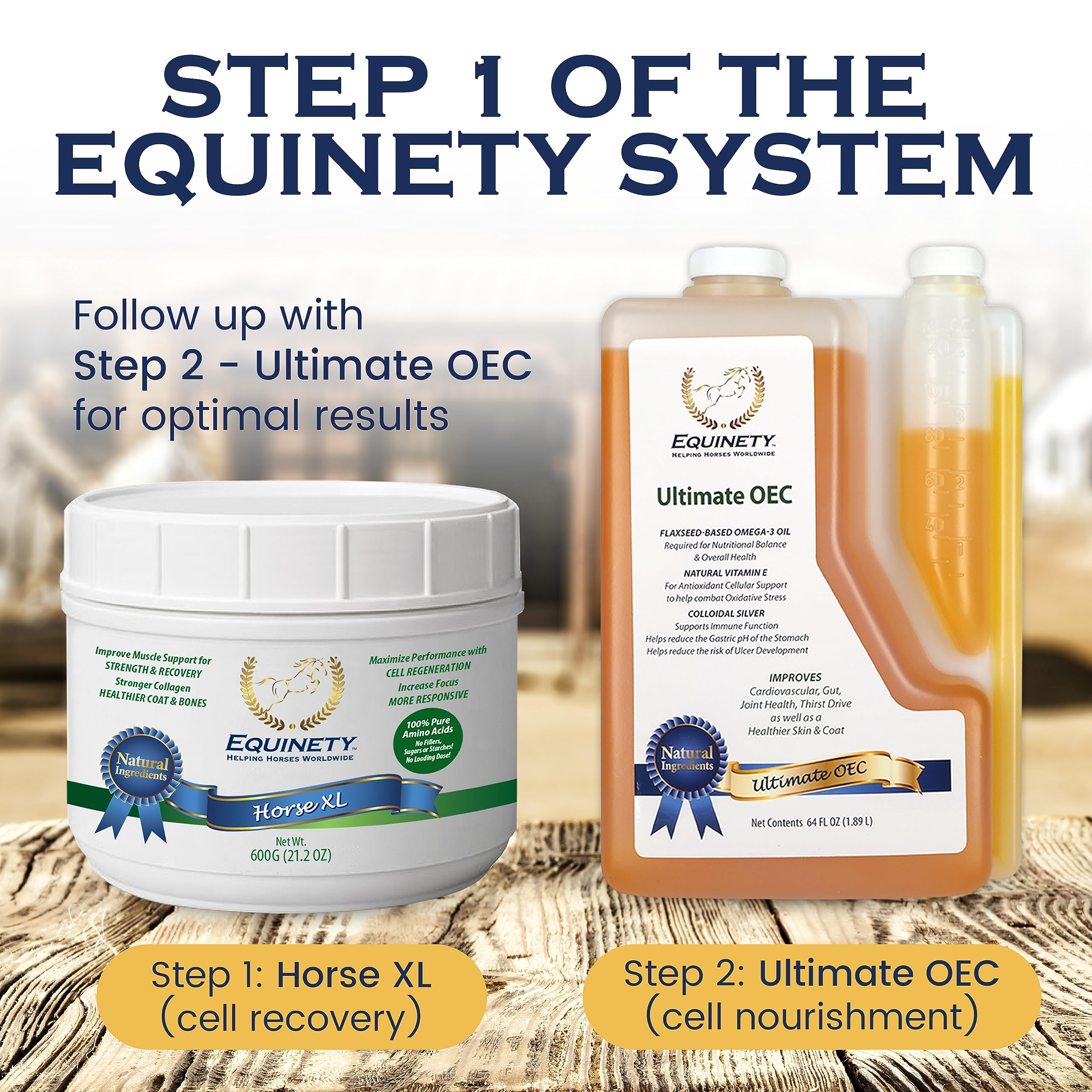 Equinety Horse XL USA-made seal conveys domestic production and quality