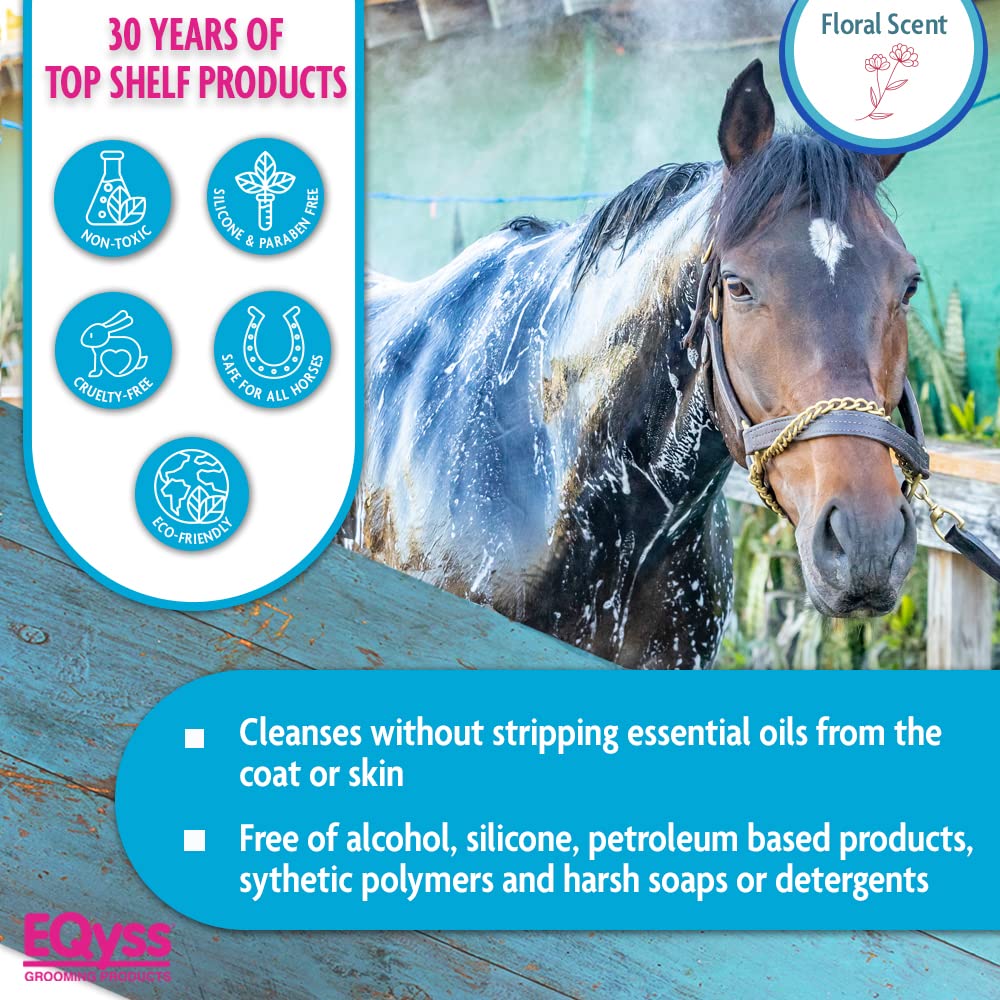 Eqyss Micro-Tek spray bottle shown for leave-on protection up to 24 hours