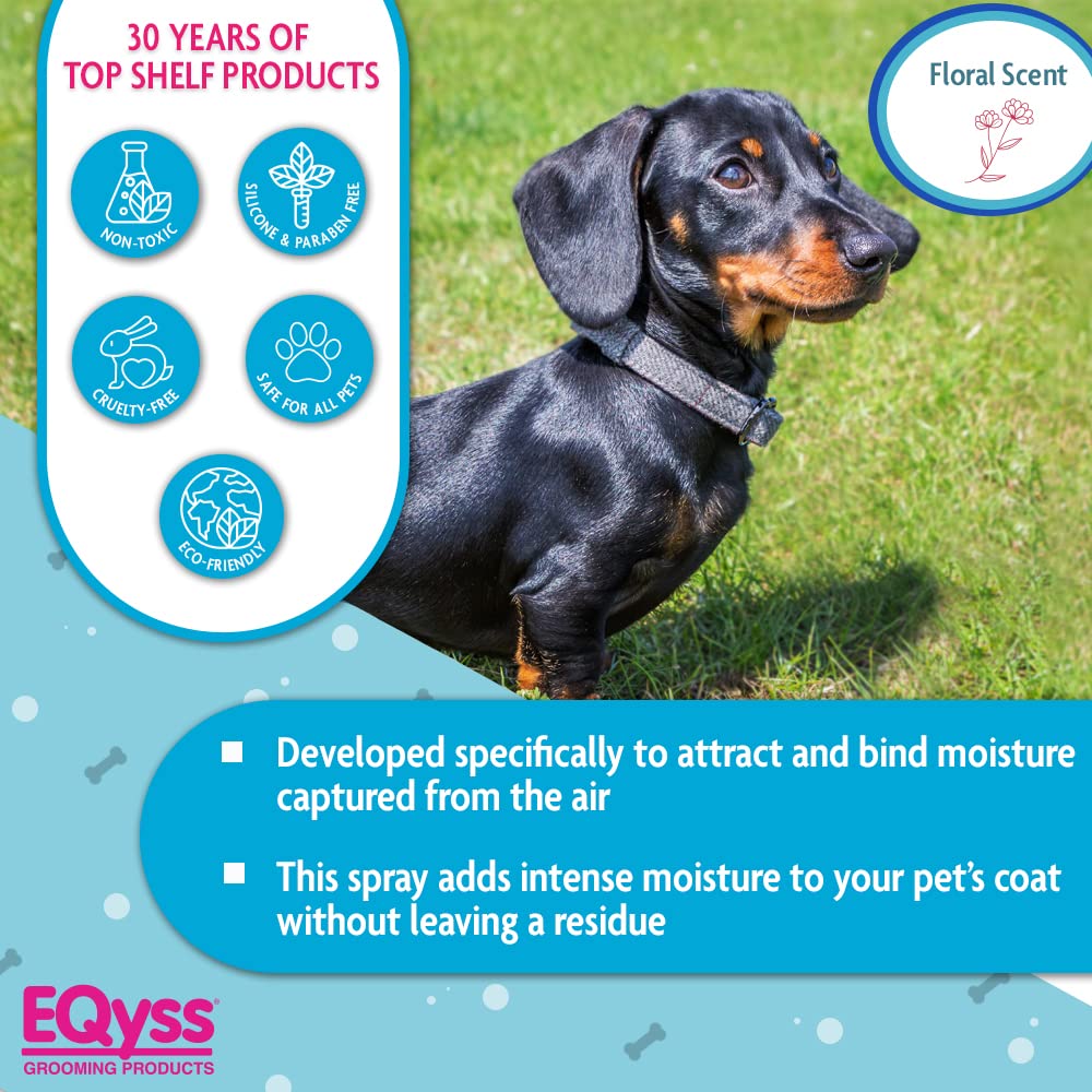 Eqyss Premier Pet Spray-botanical-ingredients emphasizes plant-based conditioning for pets.