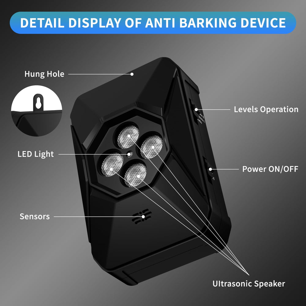 ERDFCV indoor-outdoor bark control unit suits home, garden, and travel.