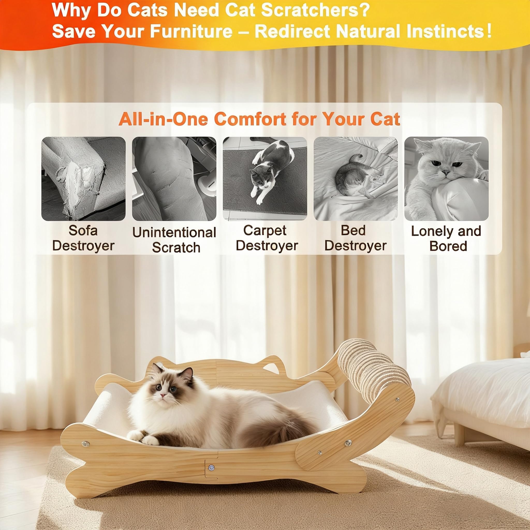 ERGTFVN no-tip-base ensures stability during energetic play for peace of mind.