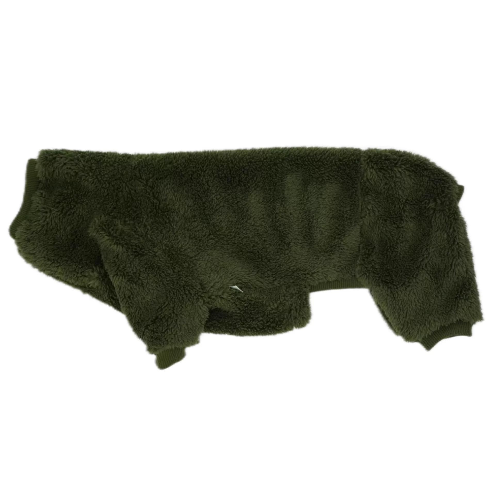 ESCCBOO dachshund jumpsuit close-up shows stretchy cuffs for easy dressing