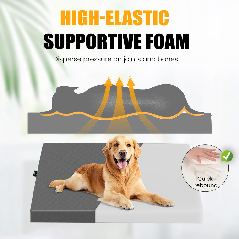 ESCRODOI dog bed soft cover close-up shows plush comfort