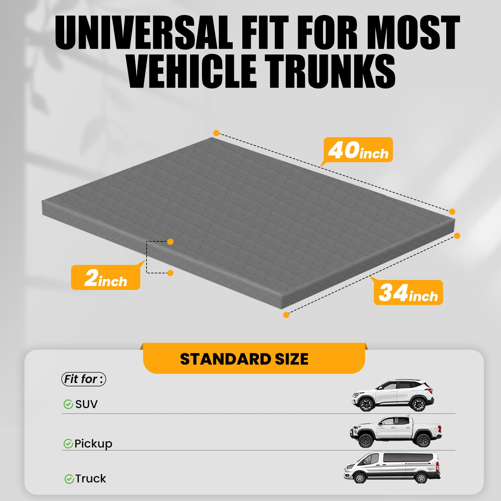 ESCRODOI SUV trunk fit image shows universal size for many vehicles
