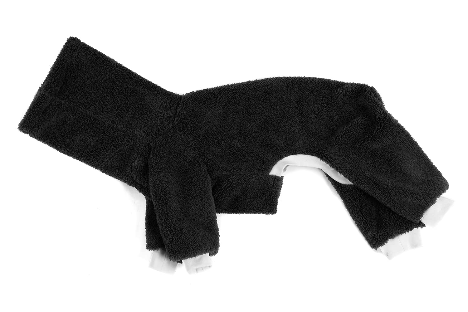 Esobo winter dog coat back view shows neck coverage and easy fit.