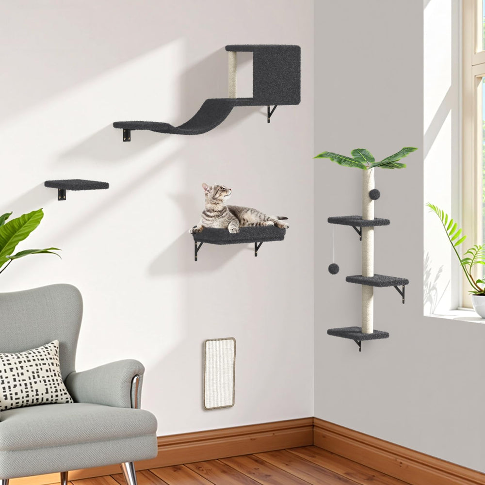 ESOTTE cat wall shelves space-saving design fits stylishly with home decor