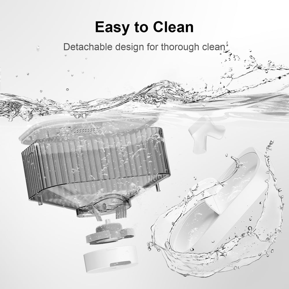 Espelho automatic cat feeder twist-lock lid with secure seal preserves freshness.