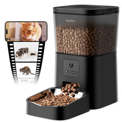 Espelho automatic cat feeder with HD camera for remote monitoring.