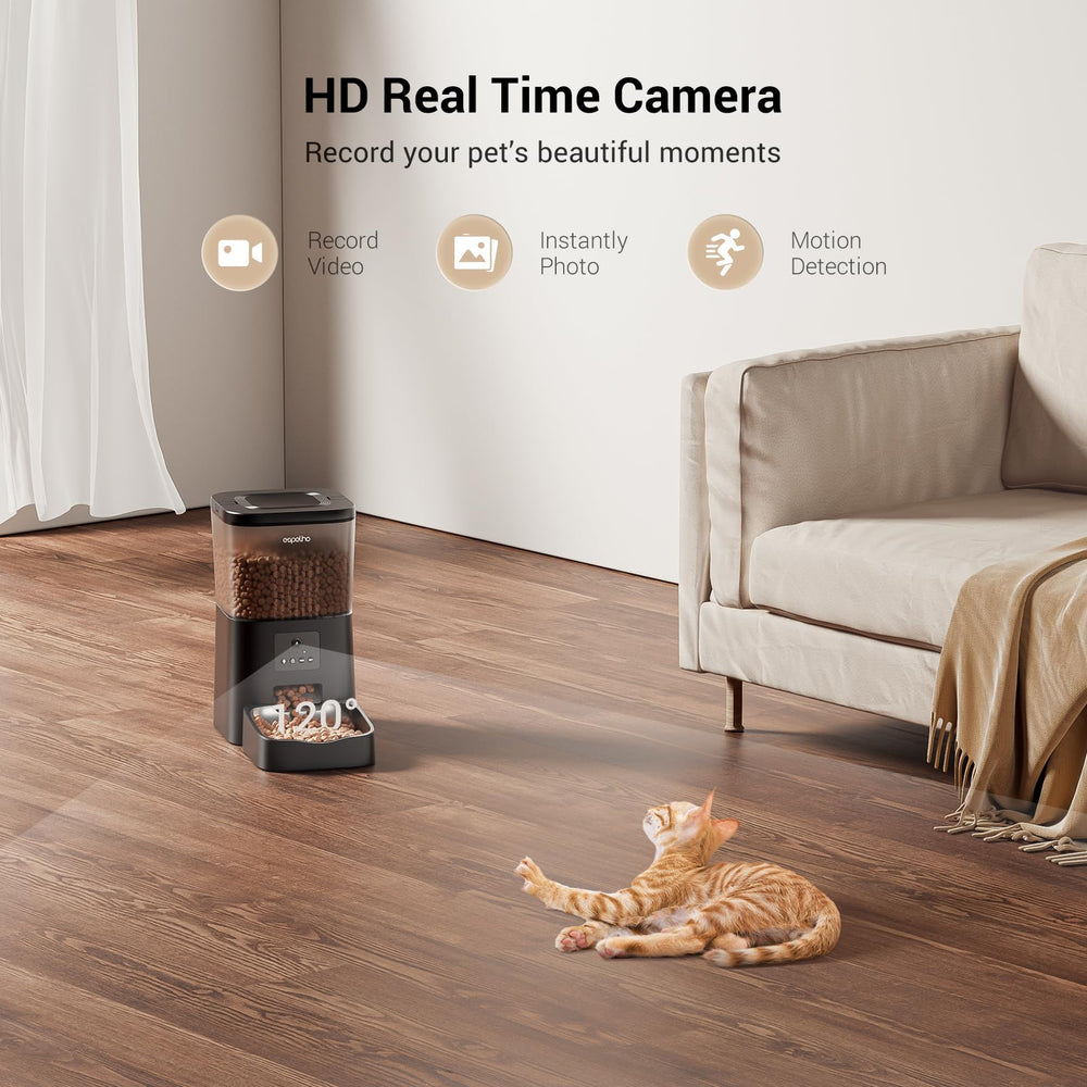 Espelho remote monitoring feeder lets you check meals from anywhere.