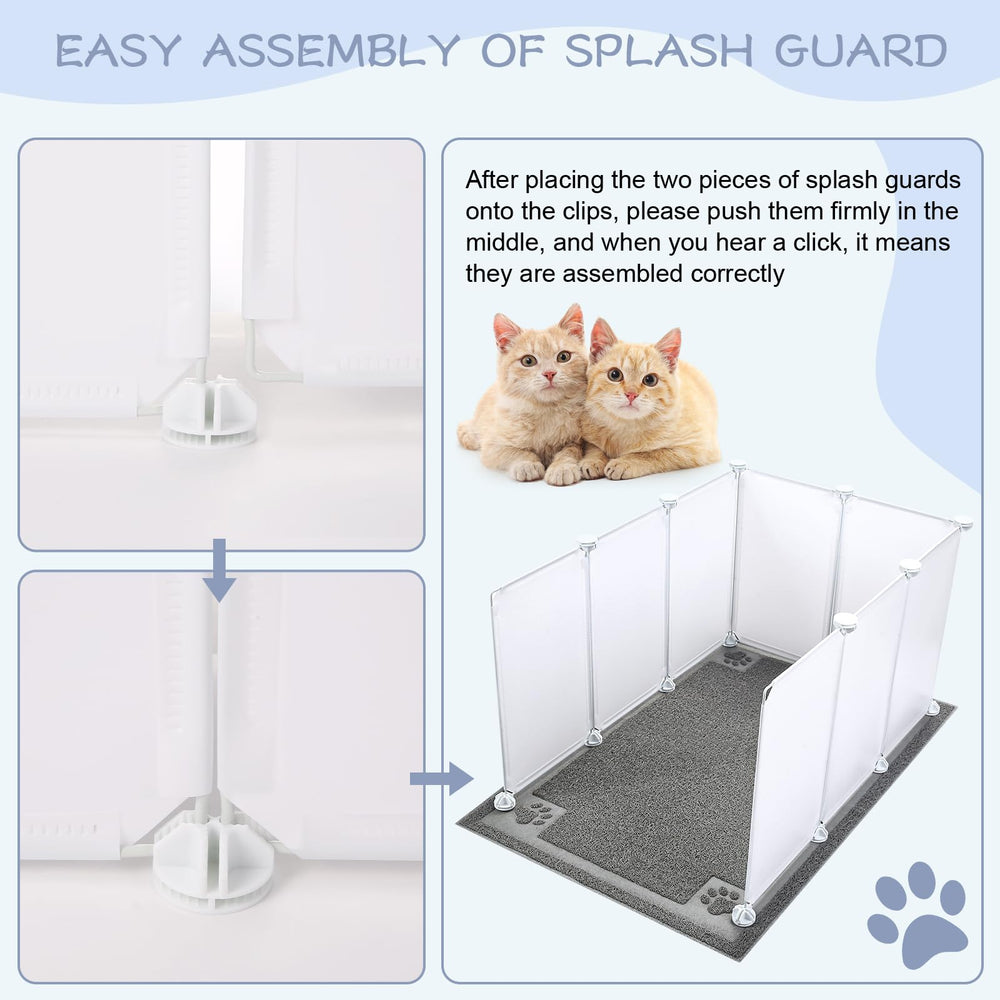 Essenhome extra-large enclosure demonstrates spacious interior for larger litter boxes.