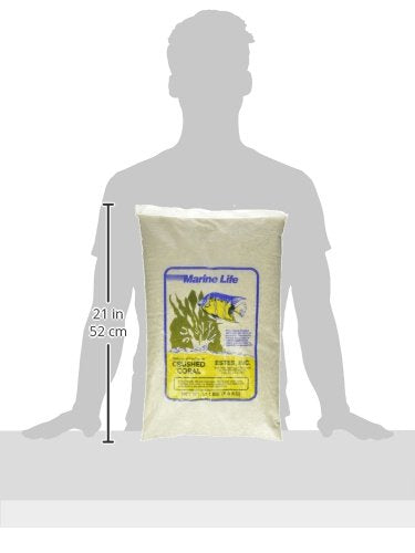 Estes Este Crushed Coral bag shows ready-to-use substrate for tortoise habitats and terrarium projects