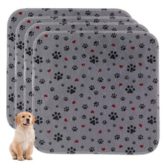 ESWIN washable dog pee pads, 24x24 inch pack, ideal for easy potty training and protection.