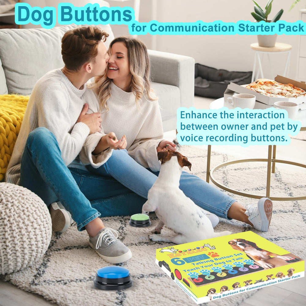 ESYELEC six-color buttons enable quick color-coded training cues for pets.