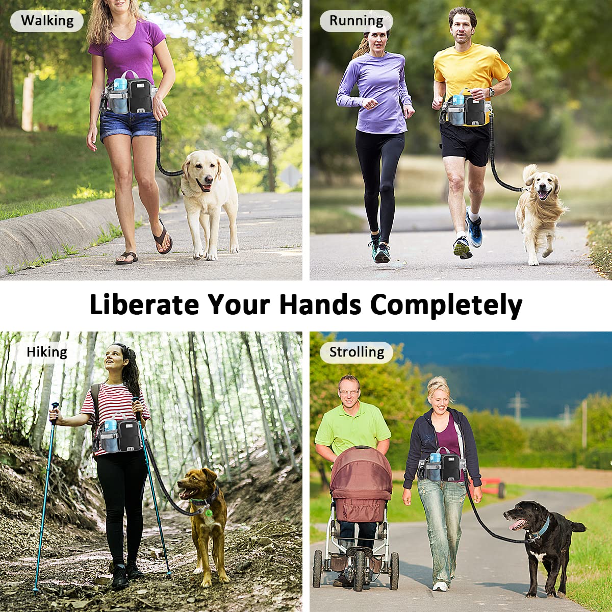 ETACCU non-slip padded neoprene handle provides comfortable control during quick stops.