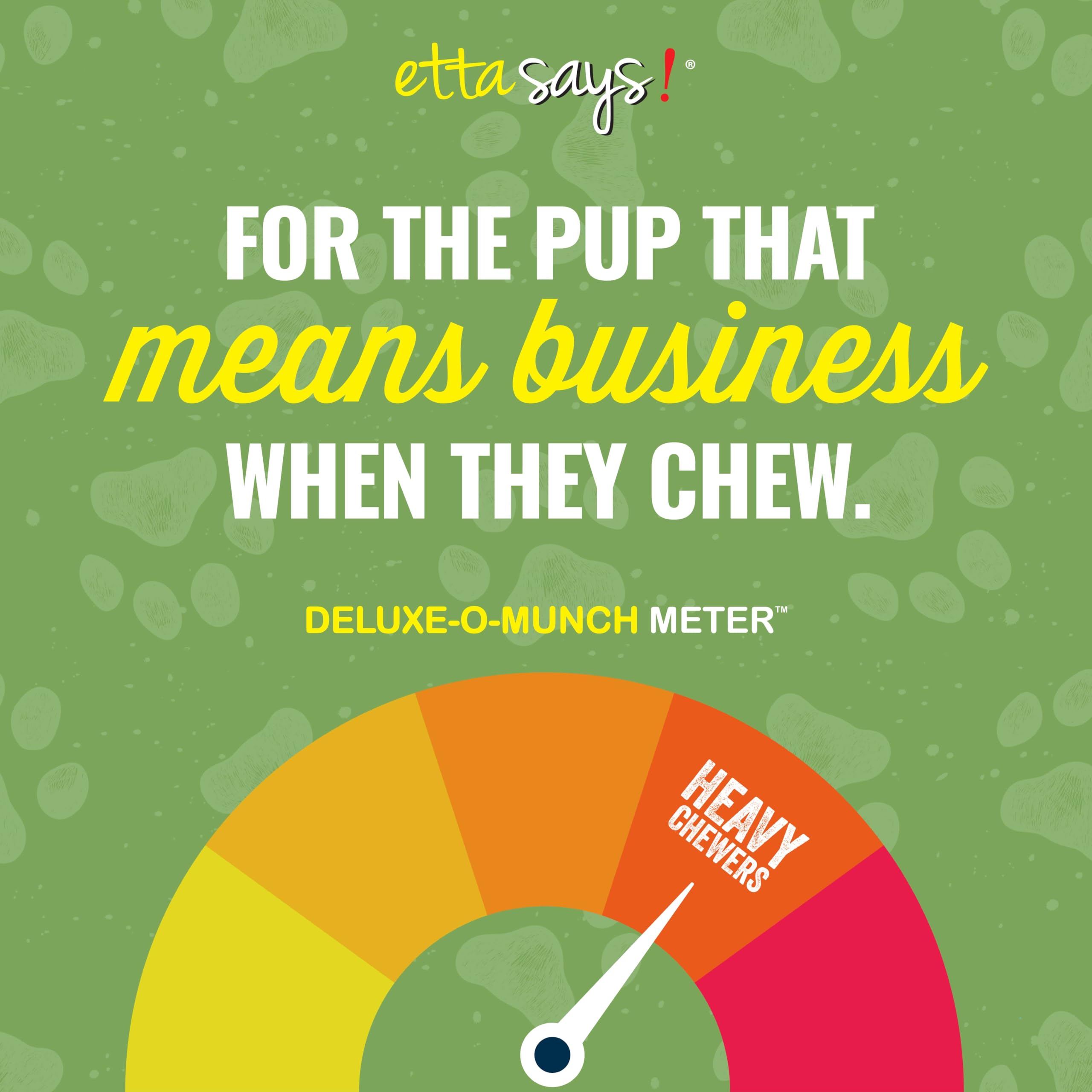 etta says! deluxe crunchy dog chews bite-size view — easy-to-chew pieces for smaller dogs.