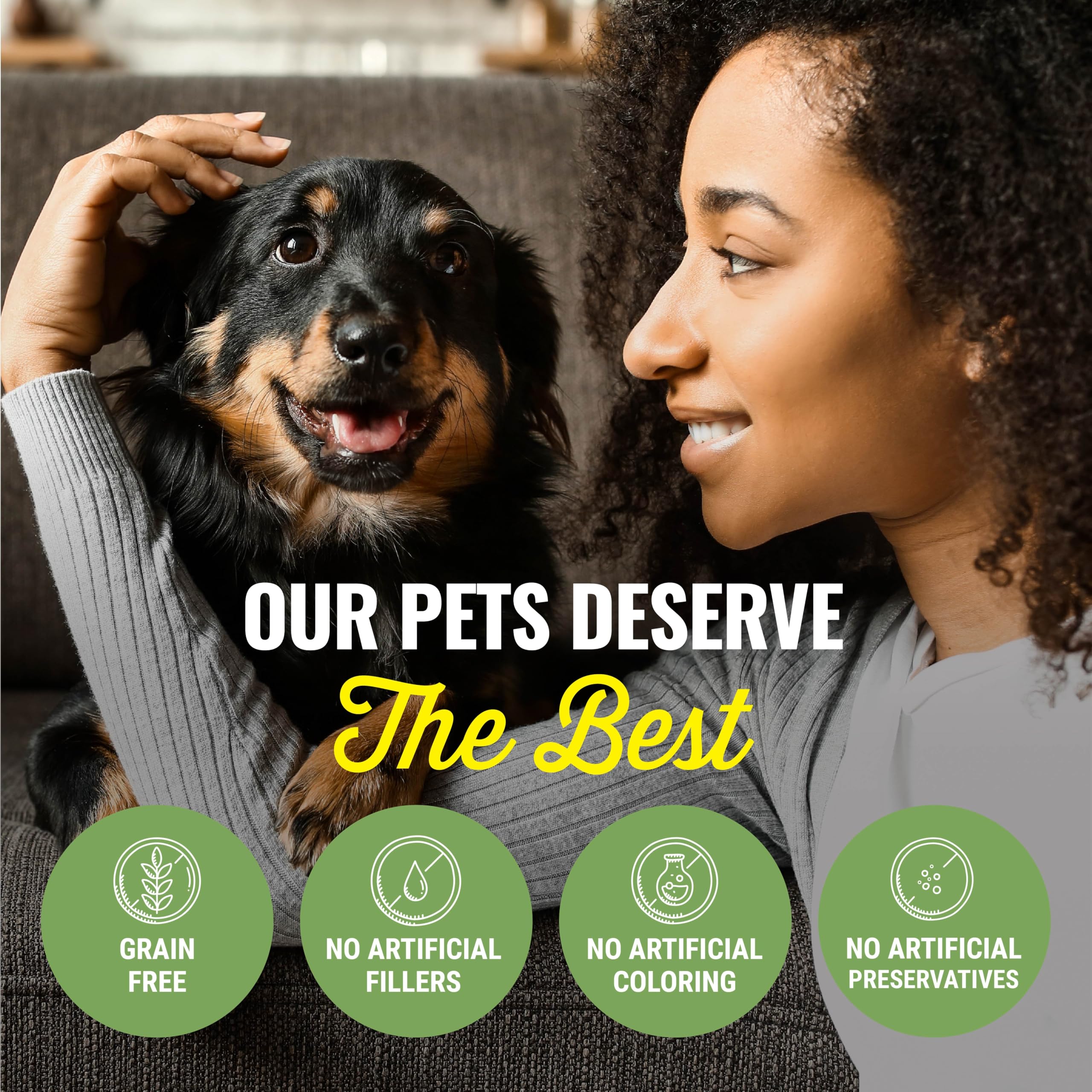 etta says! deluxe crunchy dog chews usa-made label — all-natural ingredients.