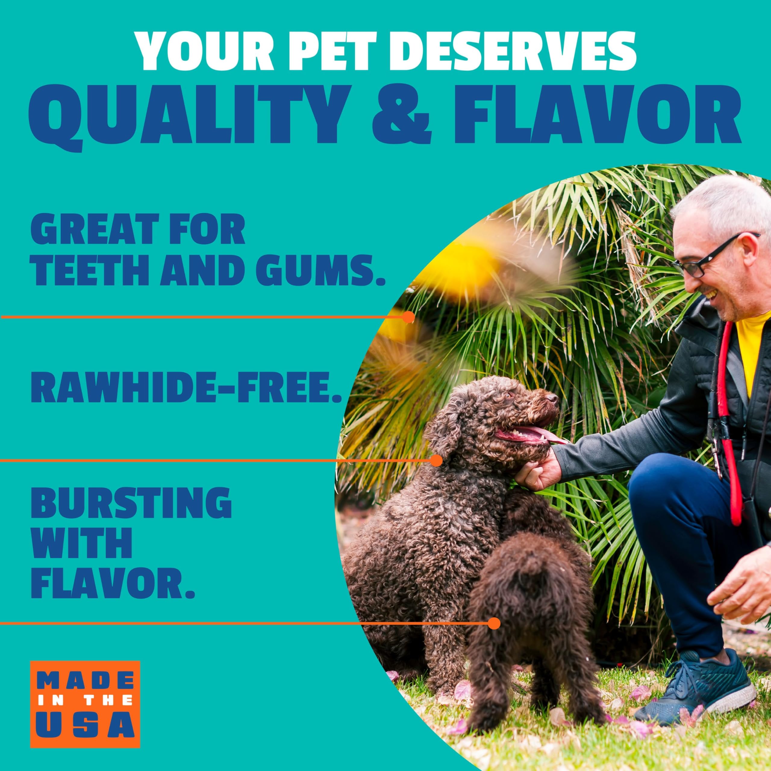 etta says! Flavor Fusion chew supports teeth and gums with a chewy texture.