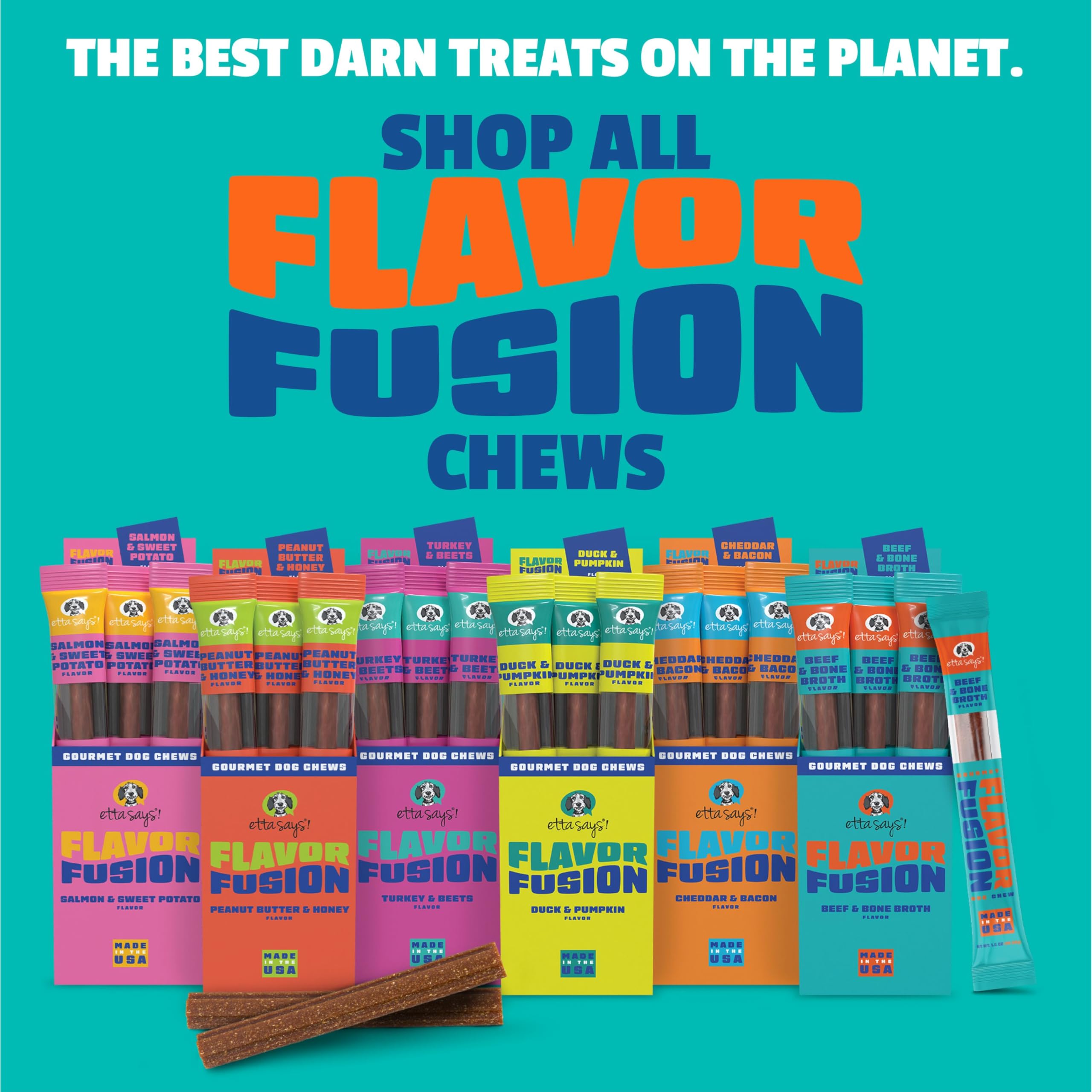 etta says! Flavor Fusion is made in the USA with domestic ingredients.