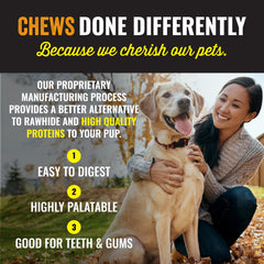 Etta Says deer-flavor crunchy chew with natural ingredients and satisfying bite