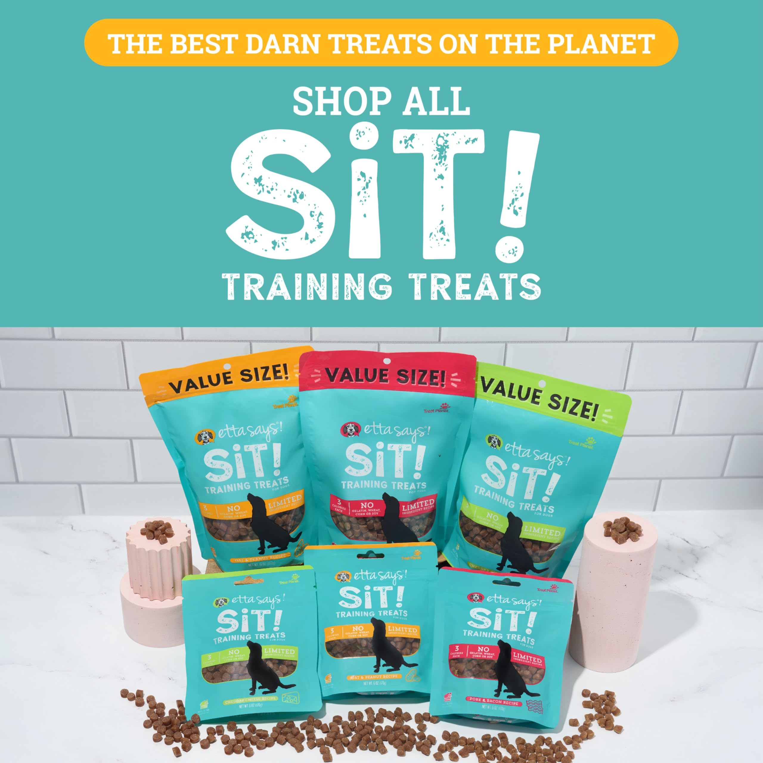 etta says Training Treats all natural formula without common allergens