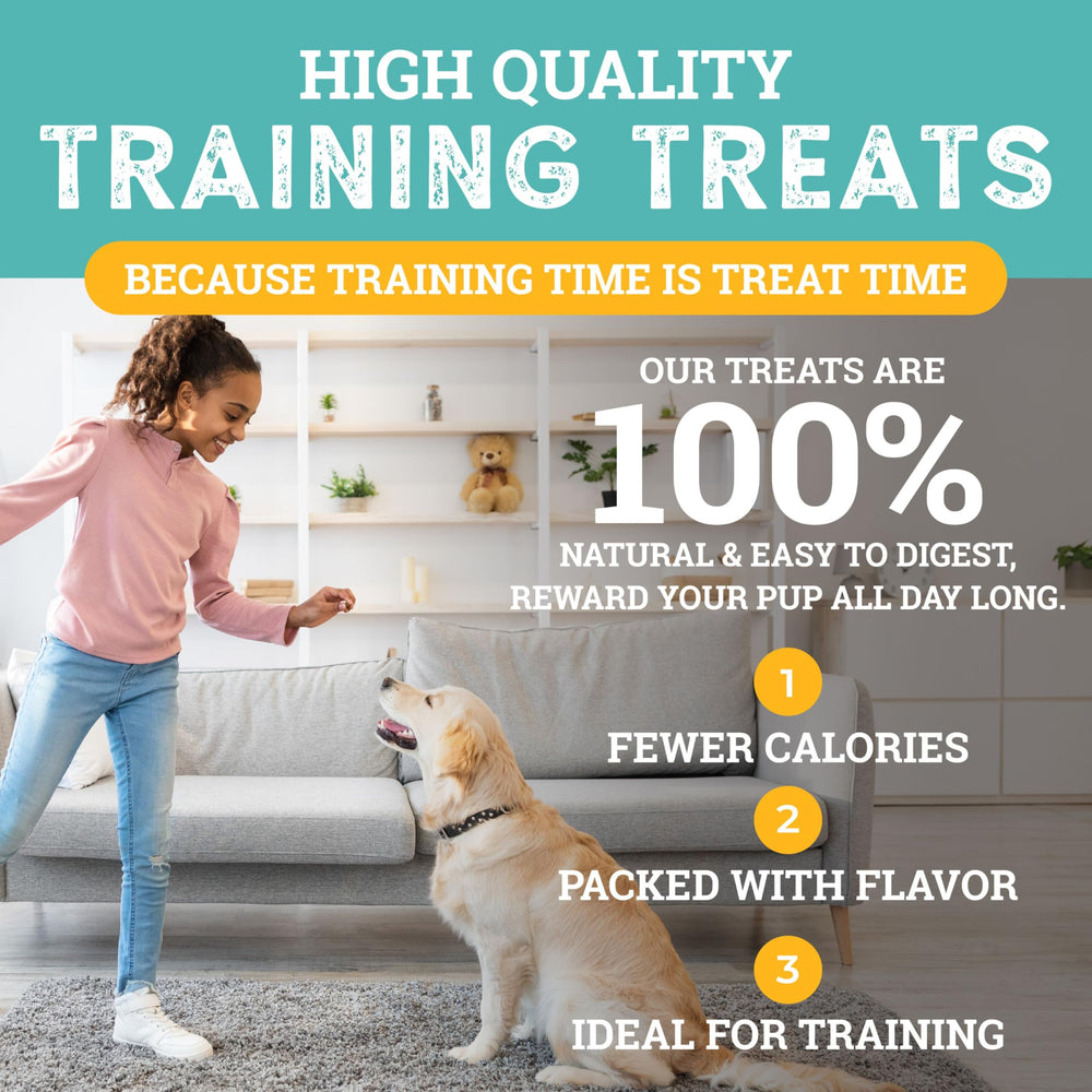 etta says Training Treats peanut butter flavor supports positive reinforcement