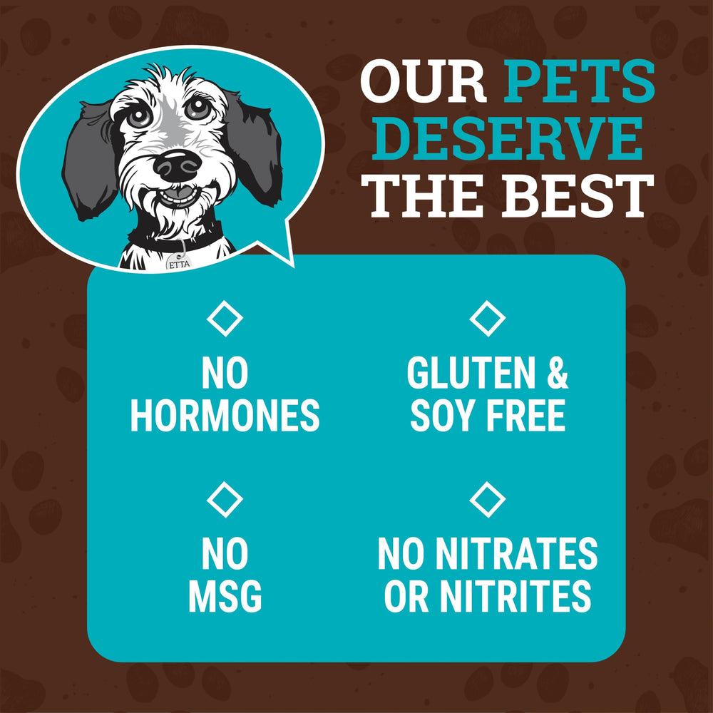 etta says! Yumm Sticks human-grade facility badge signals quality