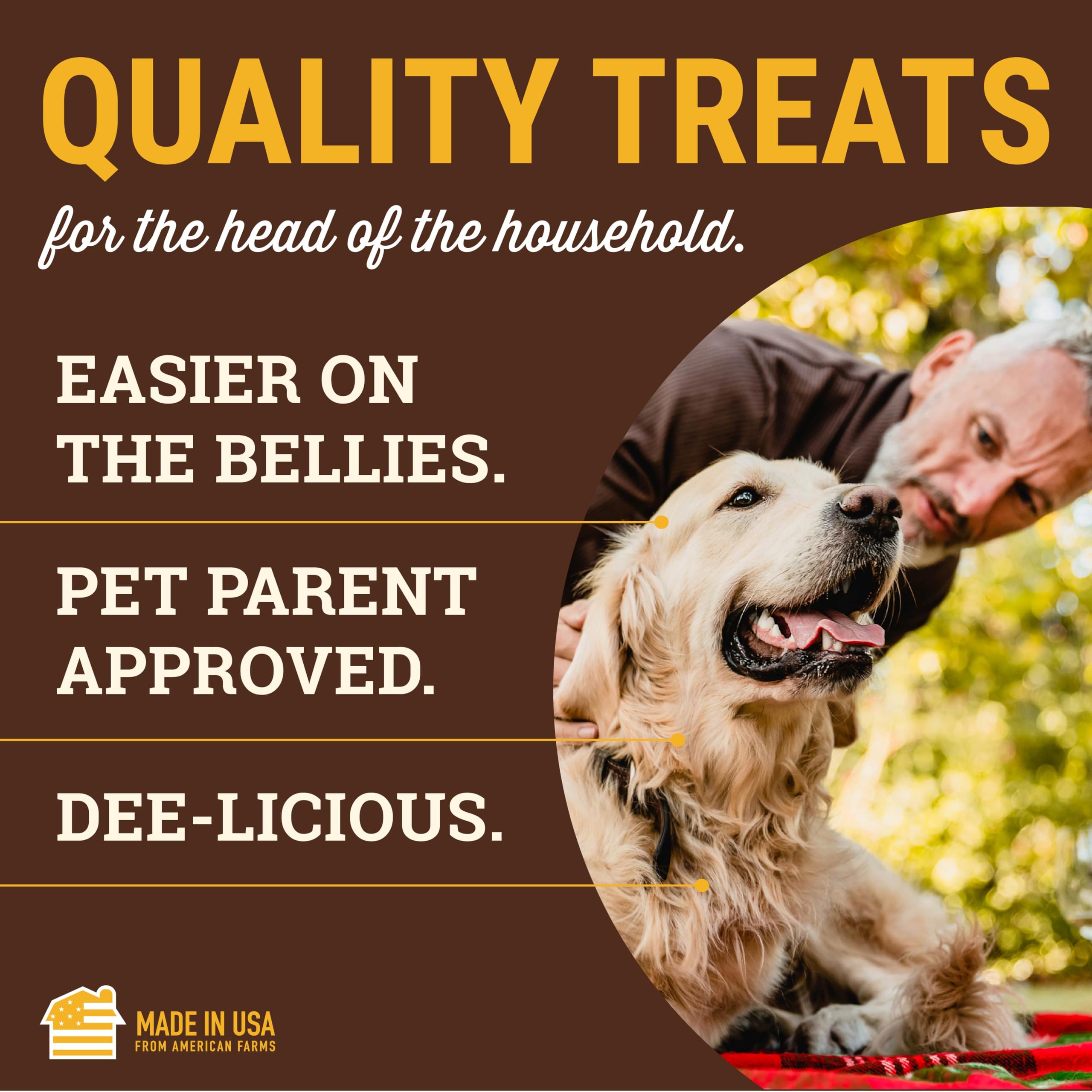 etta says! Yumm Sticks individually wrapped sticks stay fresh for walks.