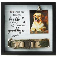 Ettonsun dustproof-cover memorial frame keeps pet photos pristine and protected