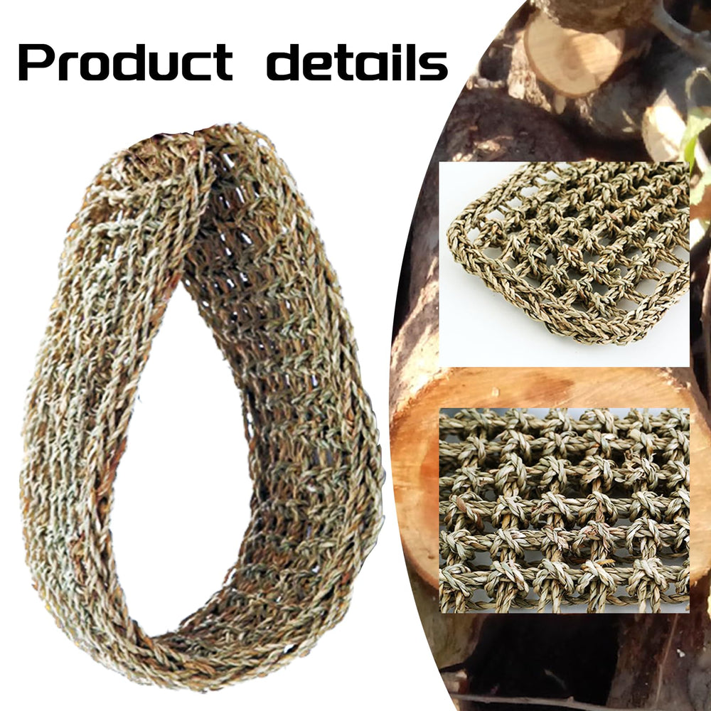 EUDORALIFE seagrass mat hooks installation shows quick cage attachment options.