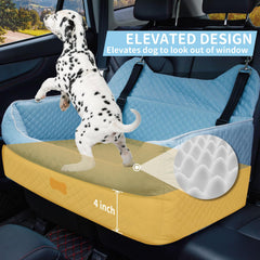 EUHAMS memory foam detail highlighting supportive egg-crate layer and bolster