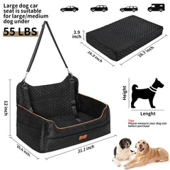 EUHAMS memory foam cushion delivers soft support on long trips.