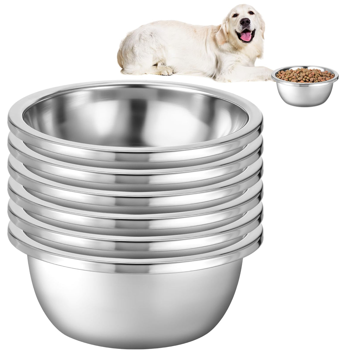 EupHHonycs 1-gallon capacity dog bowl keeps large breeds hydrated on outdoor adventures.