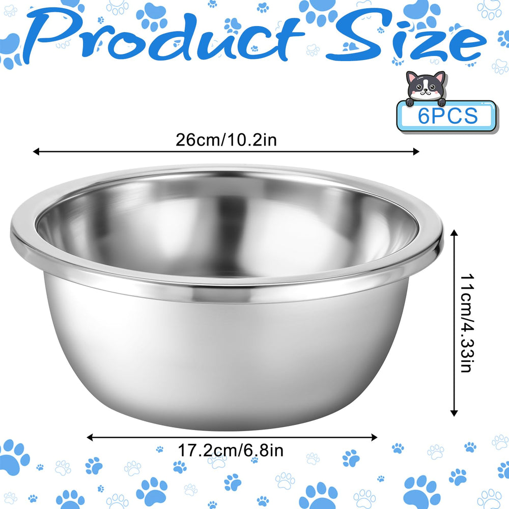 EupHHonycs stainless steel dog bowl is durable and rust-resistant for daily use.