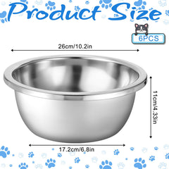 EupHHonycs stainless steel dog bowl is durable and rust-resistant for daily use.