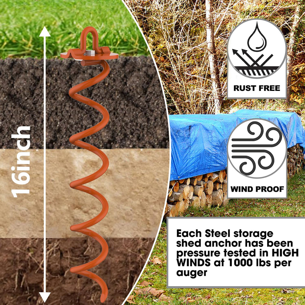 Eurmax dog tie-out stakes secure leashes to ground for safe outdoor play