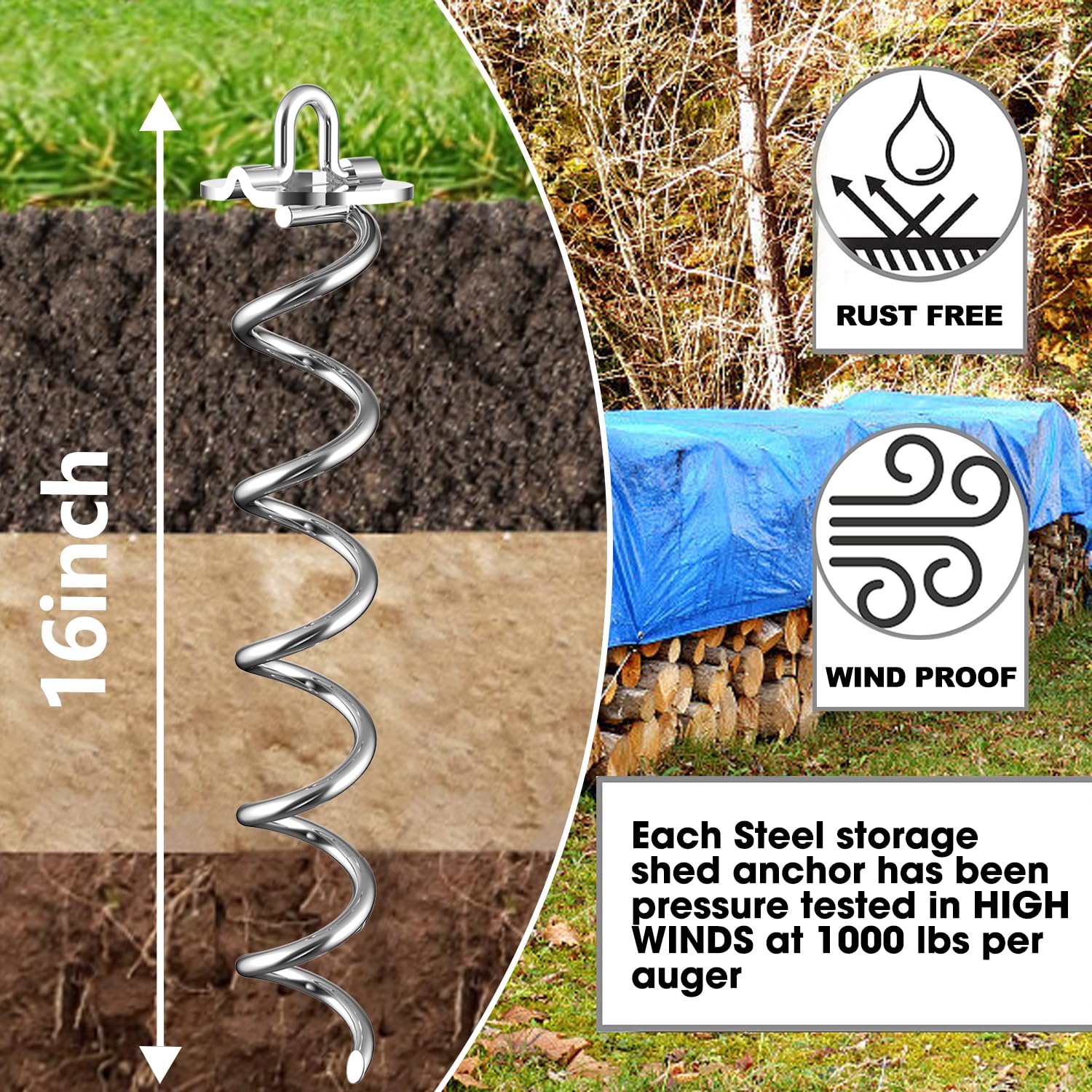 Eurmax heavy-duty-anchor-tents-canopies keeps gear stable in rain and wind.