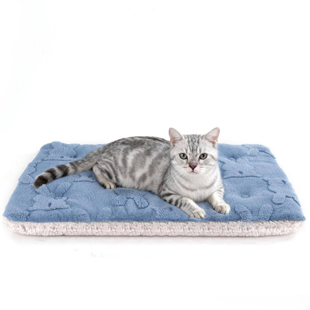 Cama auto-calentante EursurePet, dos-lados-reversibles para mayor confort.