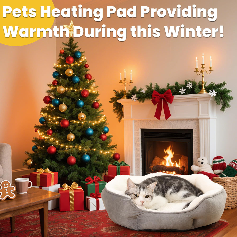 EursurePet heated bed overheating protection ensures pet safety.