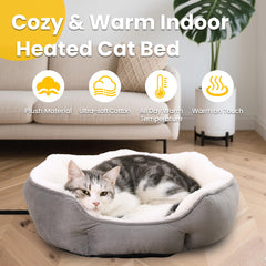 EursurePet heated bed warm pad highlights safe, steady warmth for pets.