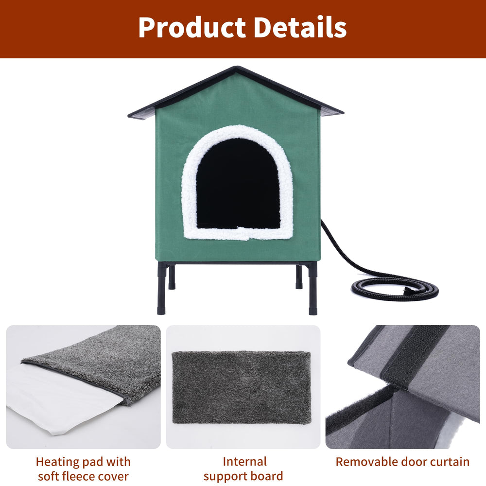 EursurePet low maintenance design simplifies cleaning and keeps the shelter fresh.