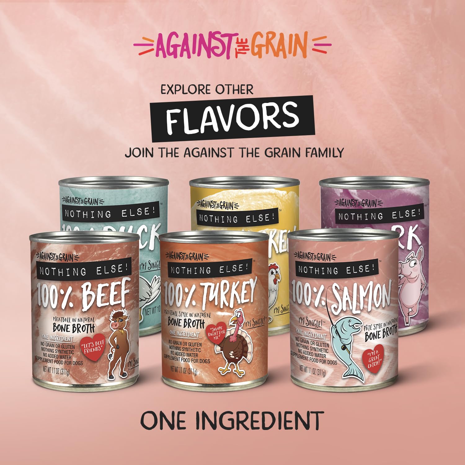 Evanger's salmon single-ingredient helps picky eaters enjoy mealtime.