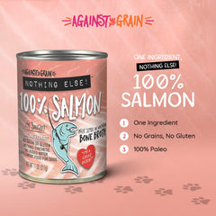 Evanger's salmon meatball texture in broth appeals to picky eaters with flavorful moisture.