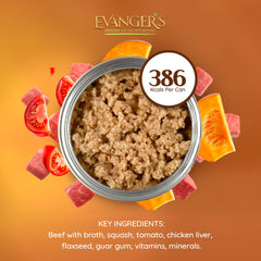 Evanger's Beef It Up 12-count pack for convenient multi-cat feeding.
