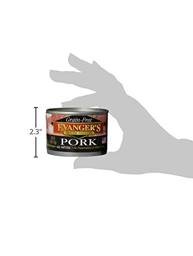 Evanger's Complements pork served with kibble offers a protein boost for balanced meals.