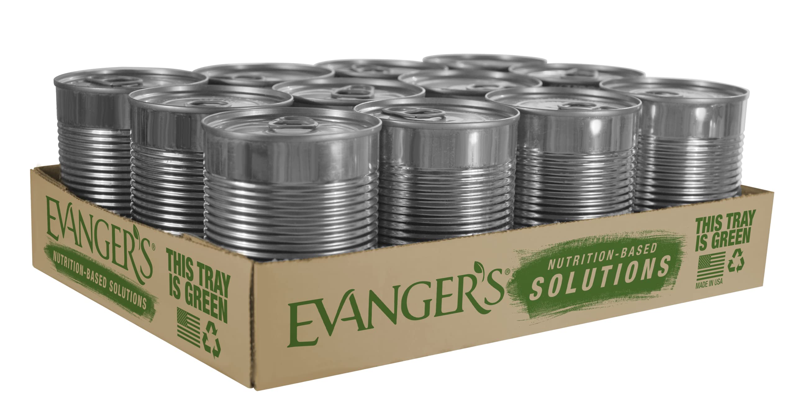 Six-ounce can ready to rotate proteins in dog and cat meals.