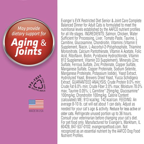 Evanger’s EVX taurine and L-carnitine ingredients emphasized supporting heart health vision and metabolism