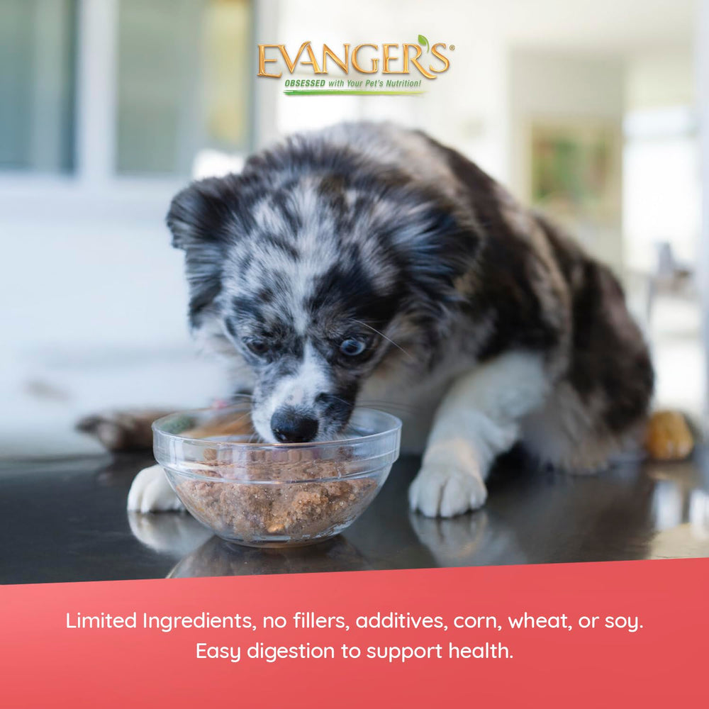 Evanger's Heritage Classic lamb-and-rice ingredients highlight grain-free protein